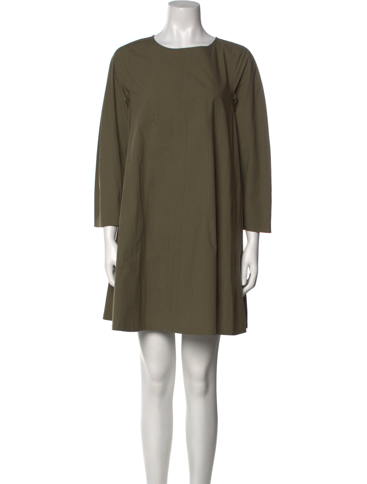 Odeeh Bateau Neckline Mini Dress