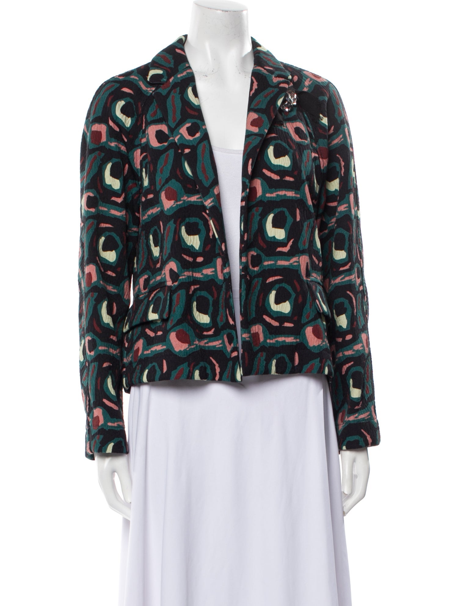 Odeeh Printed Blazer w/ Tags