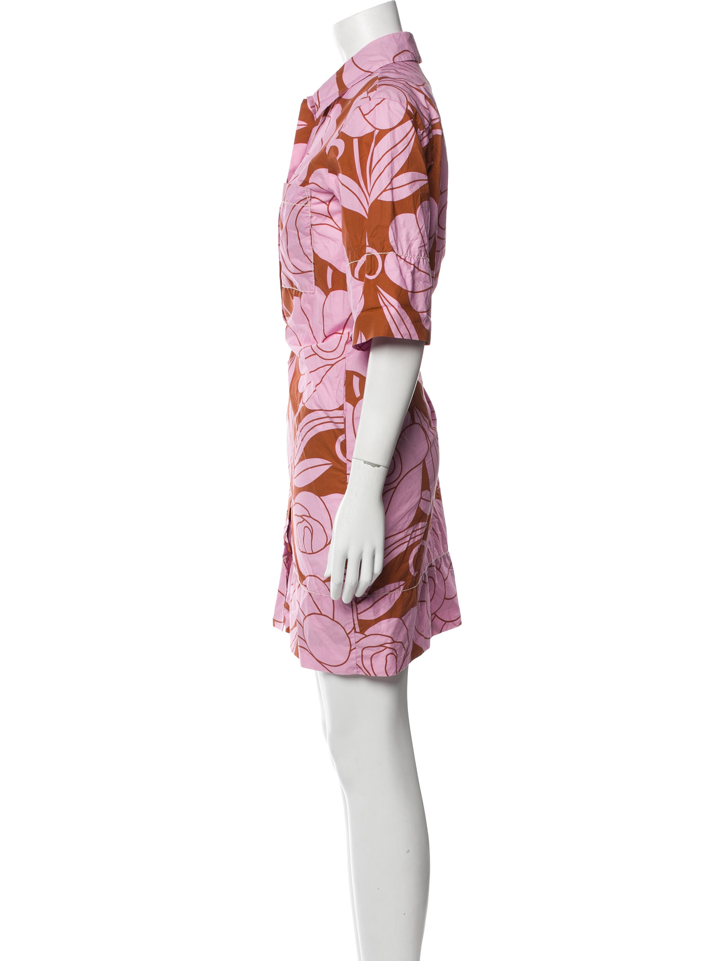 Odeeh Floral Print Mini Dress