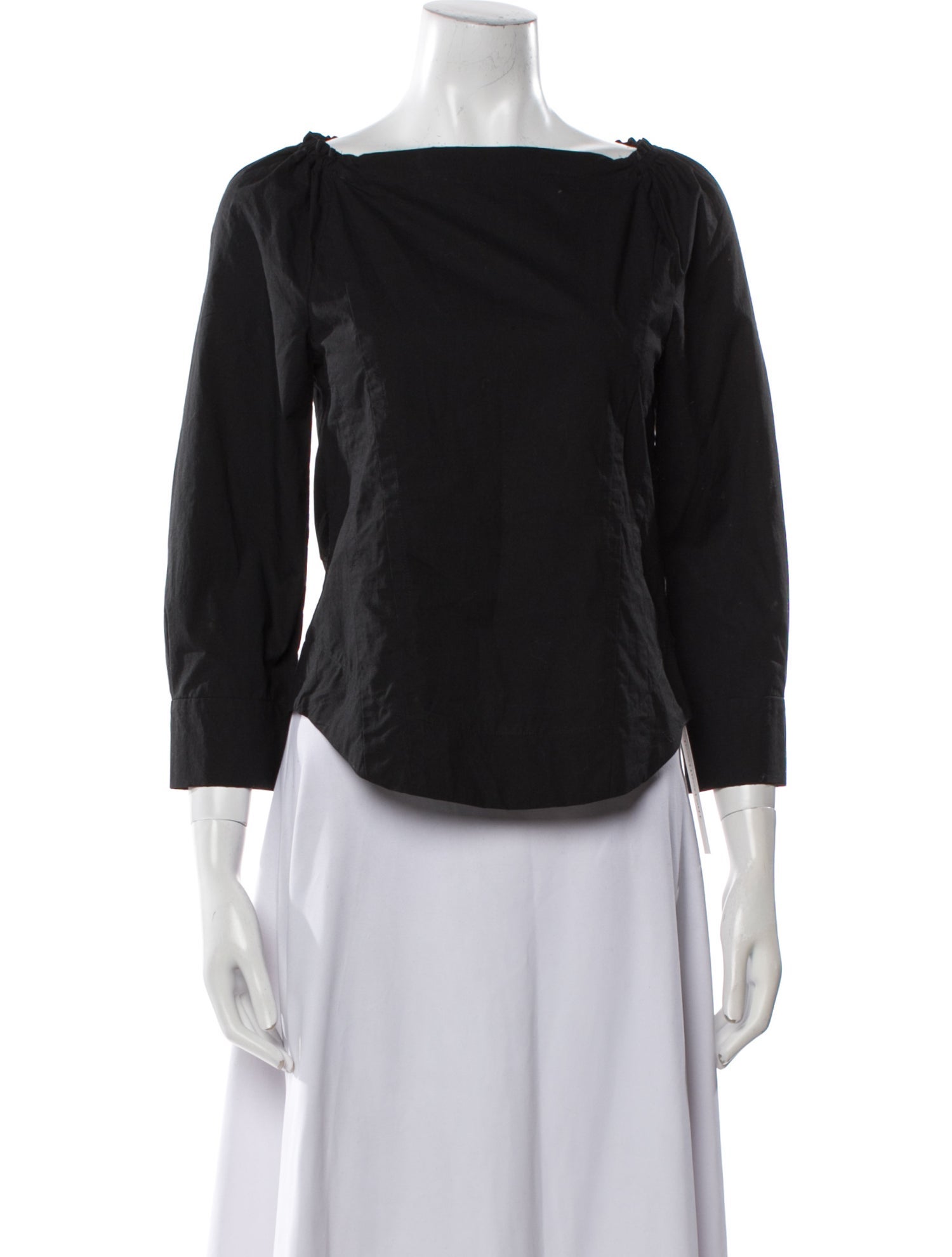 Odeeh Bateau Neckline Three-Quarter Sleeve Top