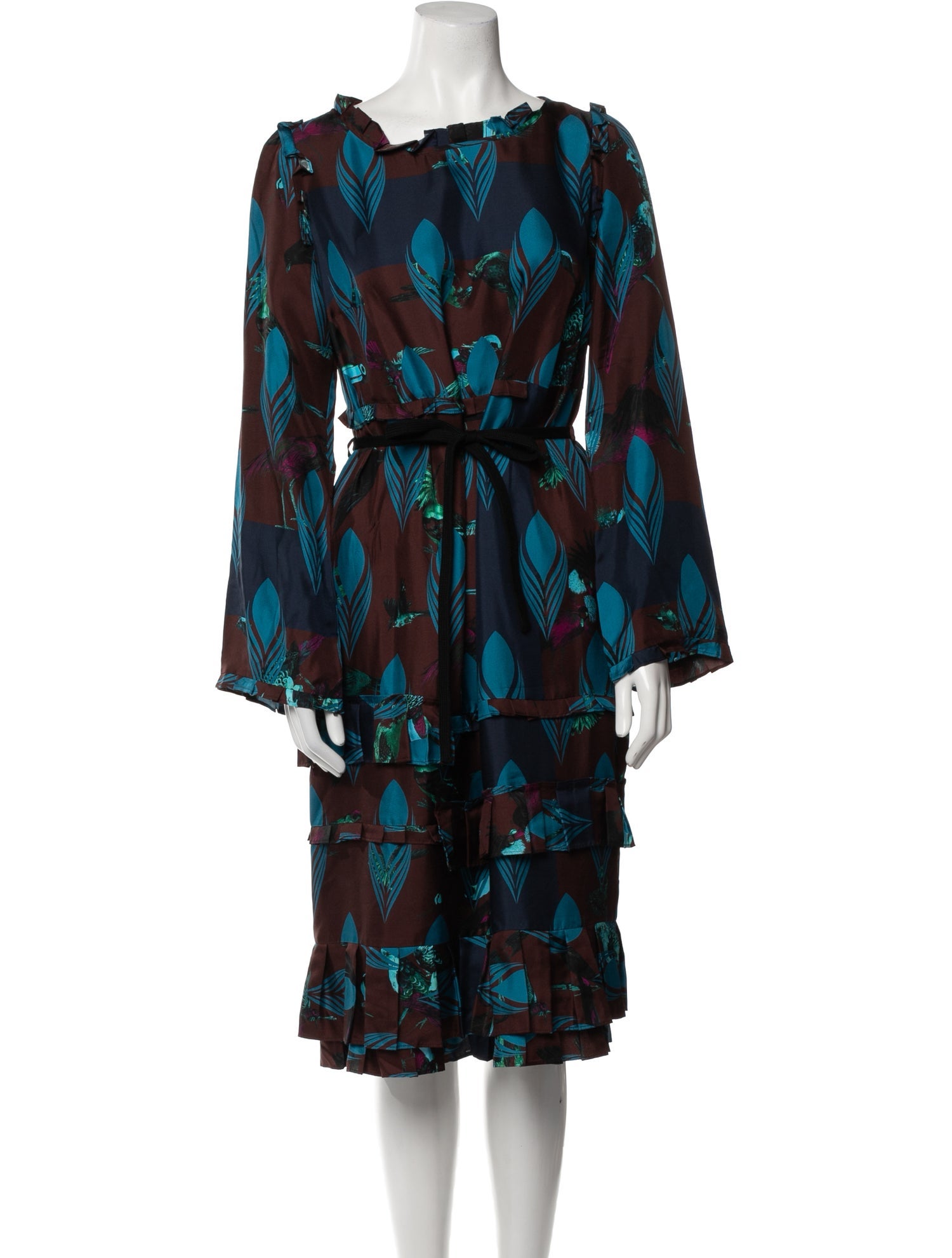 Odeeh Silk Midi Length Dress