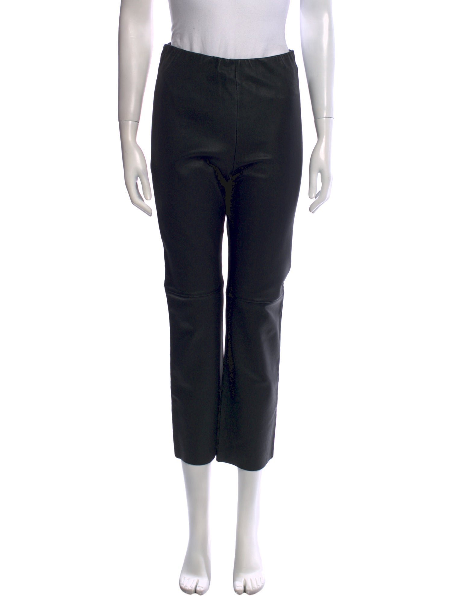 Odeeh Lamb Leather Straight Leg Pants