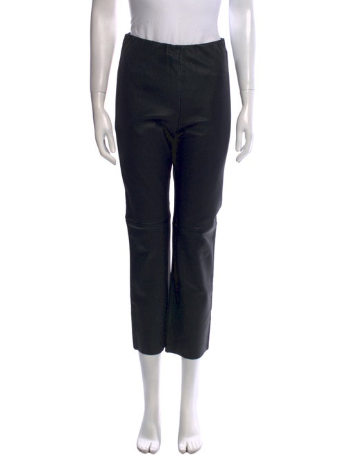 Odeeh Lamb Leather Straight Leg Pants