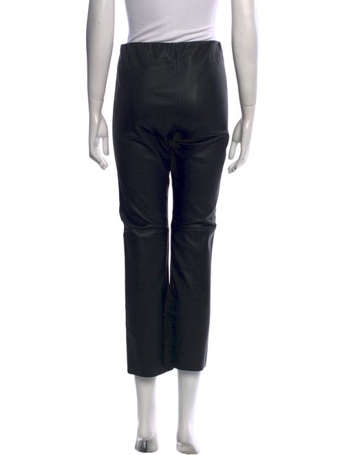 Odeeh Lamb Leather Straight Leg Pants