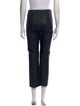Odeeh Lamb Leather Straight Leg Pants