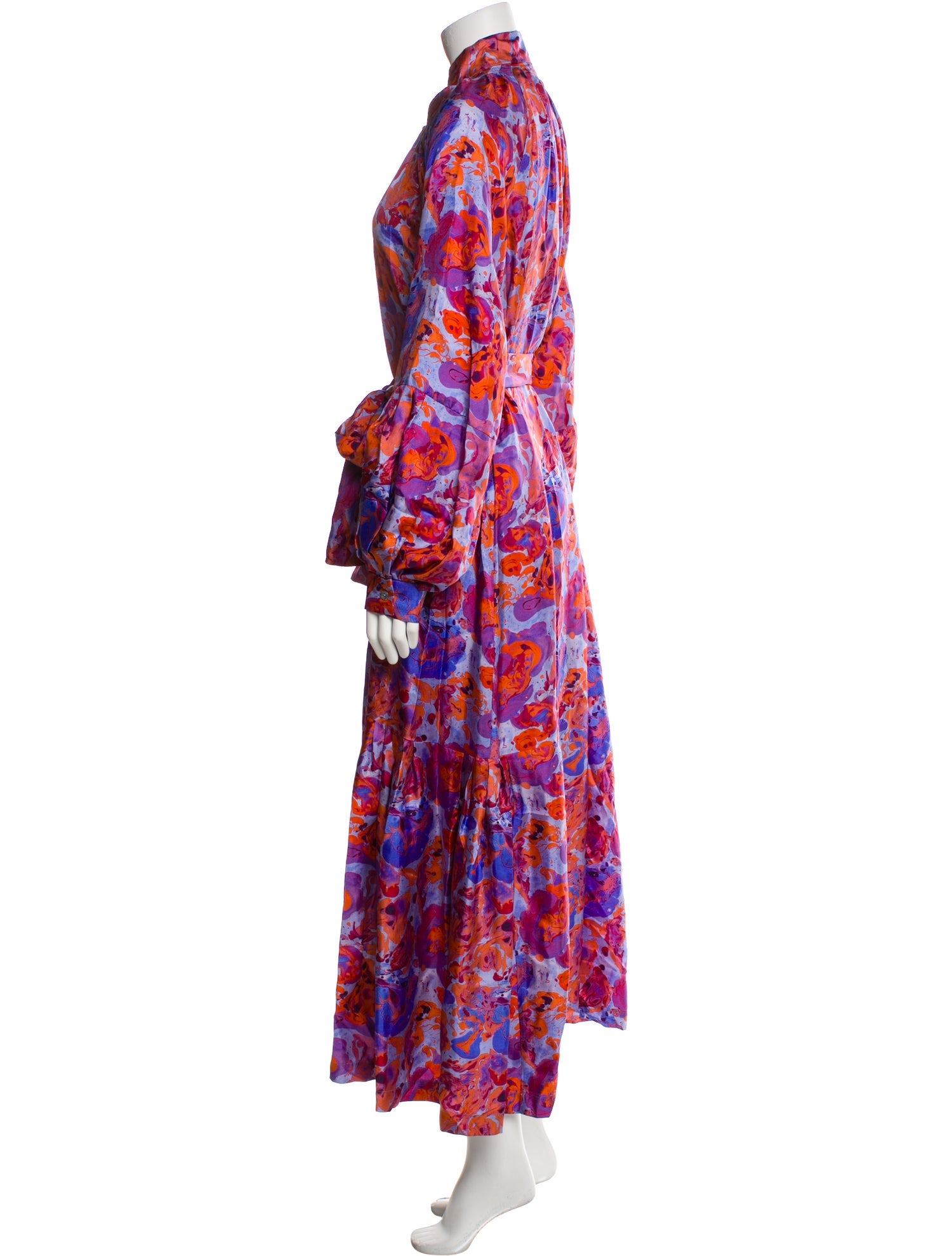 Odeeh Silk Long Dress w/ Tags