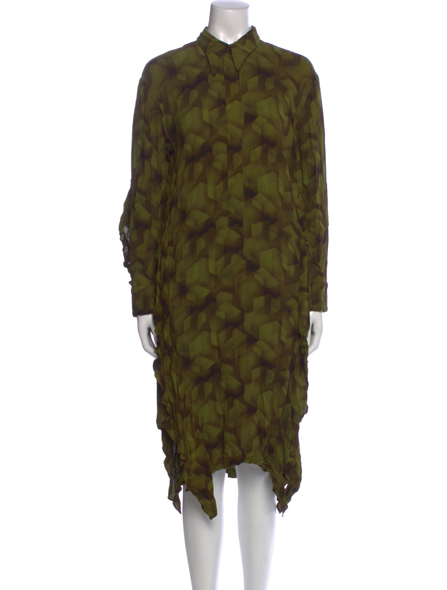 Odeeh Floral Print Knee-Length Dress