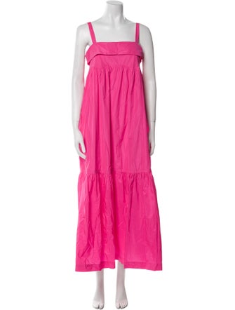 Odeeh Square Neckline Long Dress