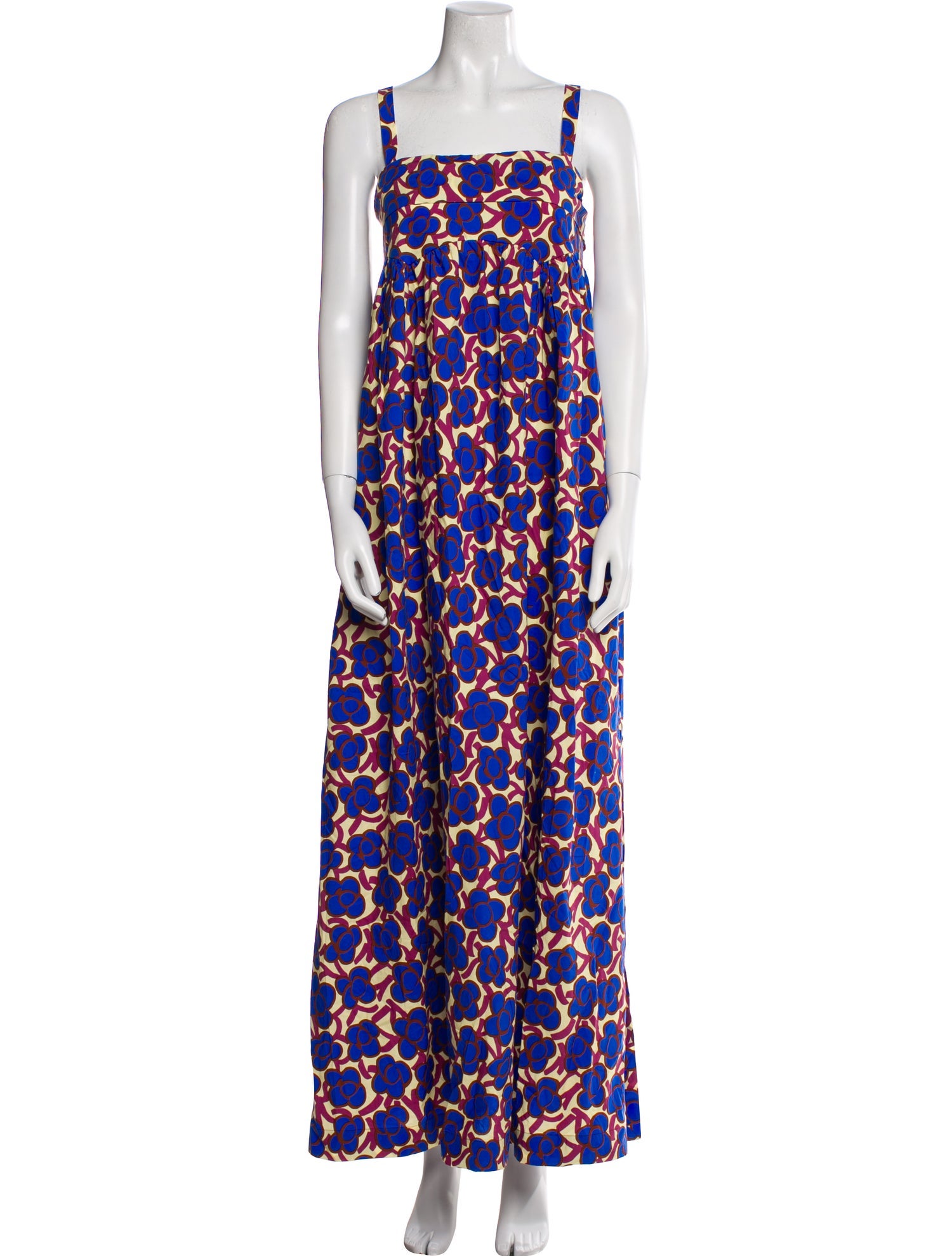 Odeeh Floral Print Long Dress w/ Tags