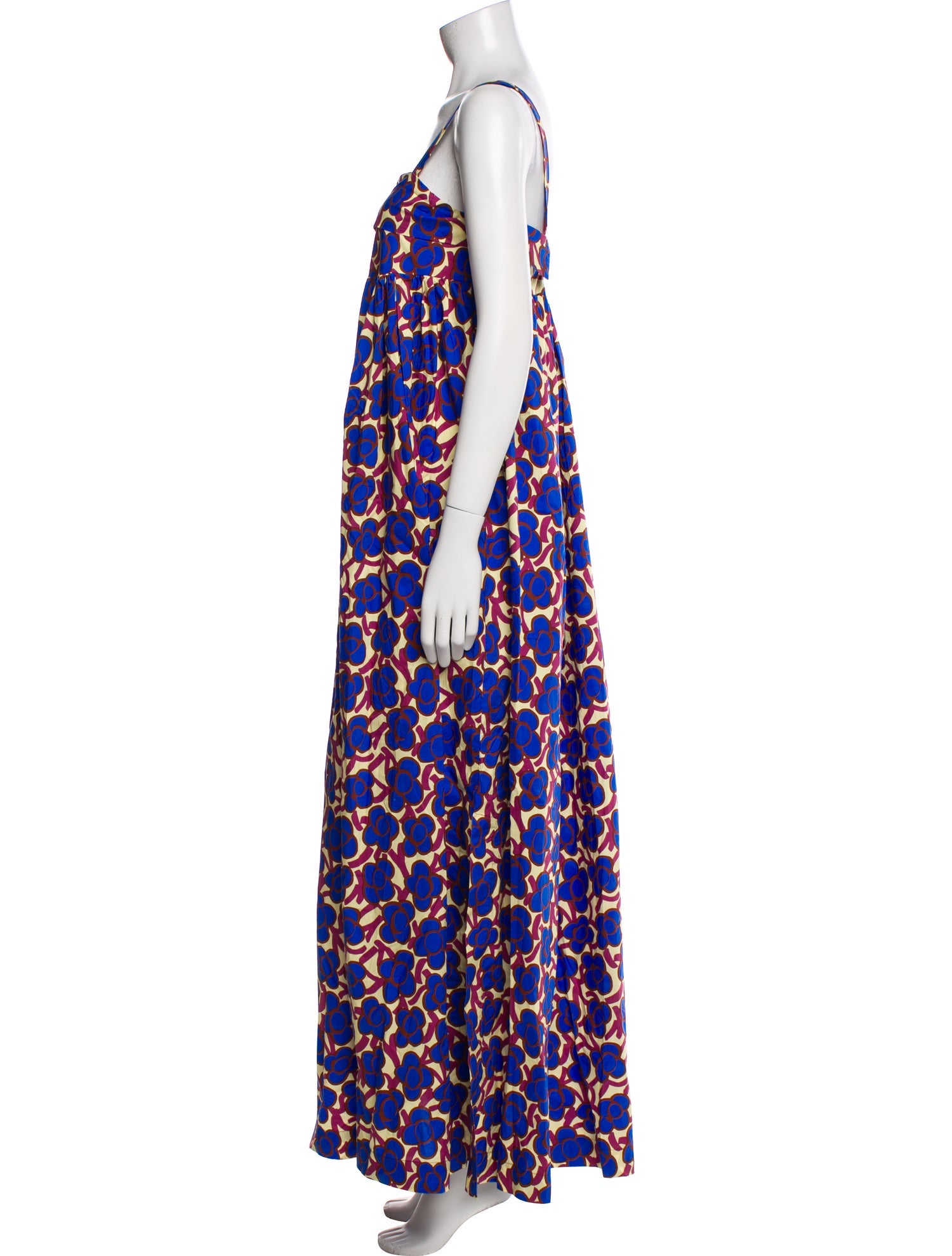 Odeeh Floral Print Long Dress w/ Tags