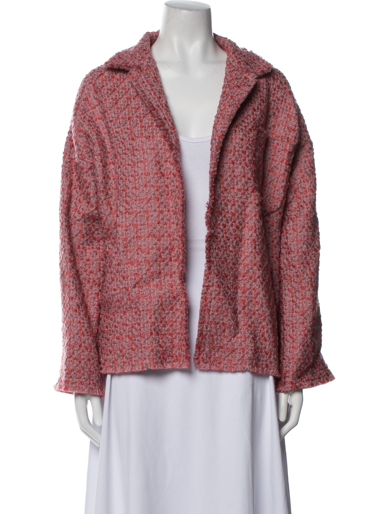 Odeeh Virgin Wool Tweed Pattern Jacket