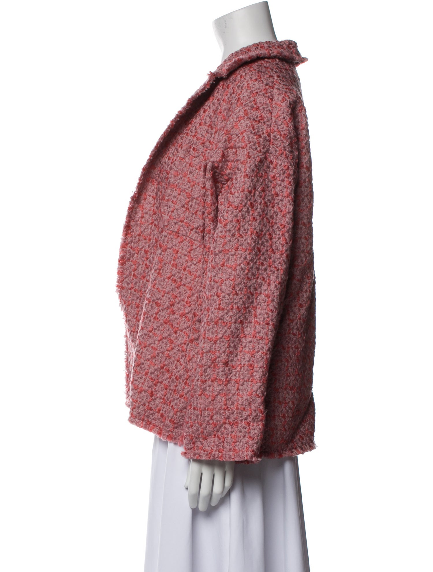 Odeeh Virgin Wool Tweed Pattern Jacket