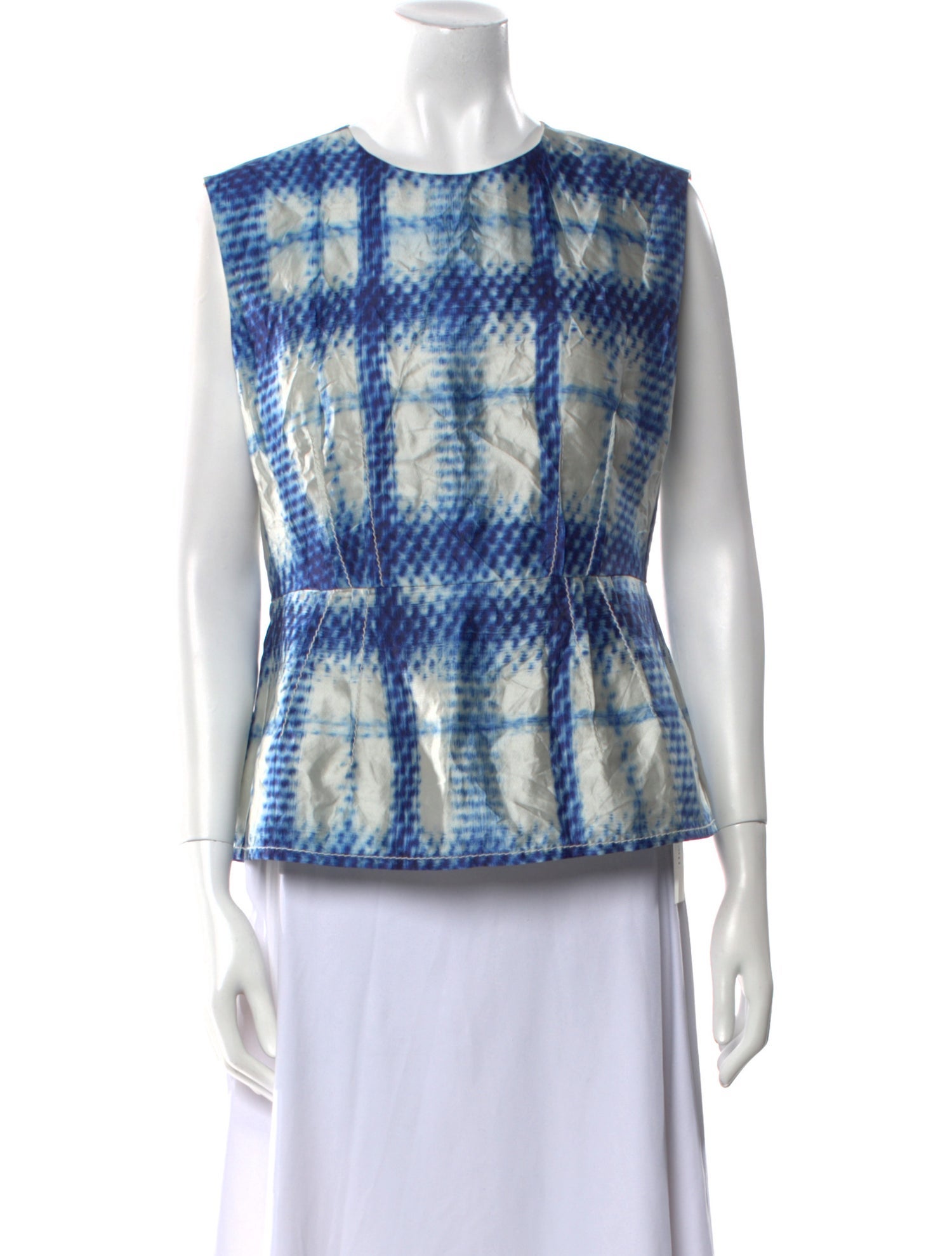 Odeeh Printed Crew Neck Top w/ Tags