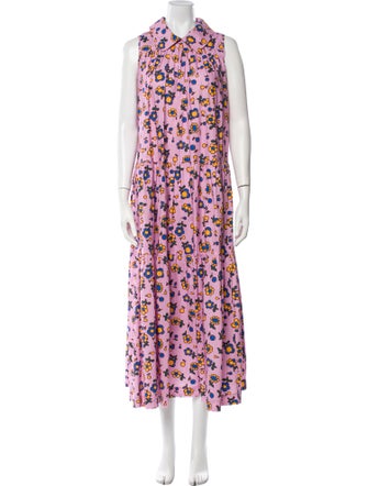 Odeeh Floral Print Long Dress