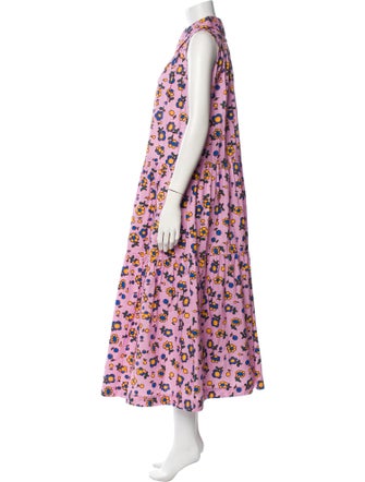Odeeh Floral Print Long Dress
