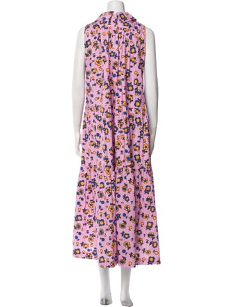 Odeeh Floral Print Long Dress