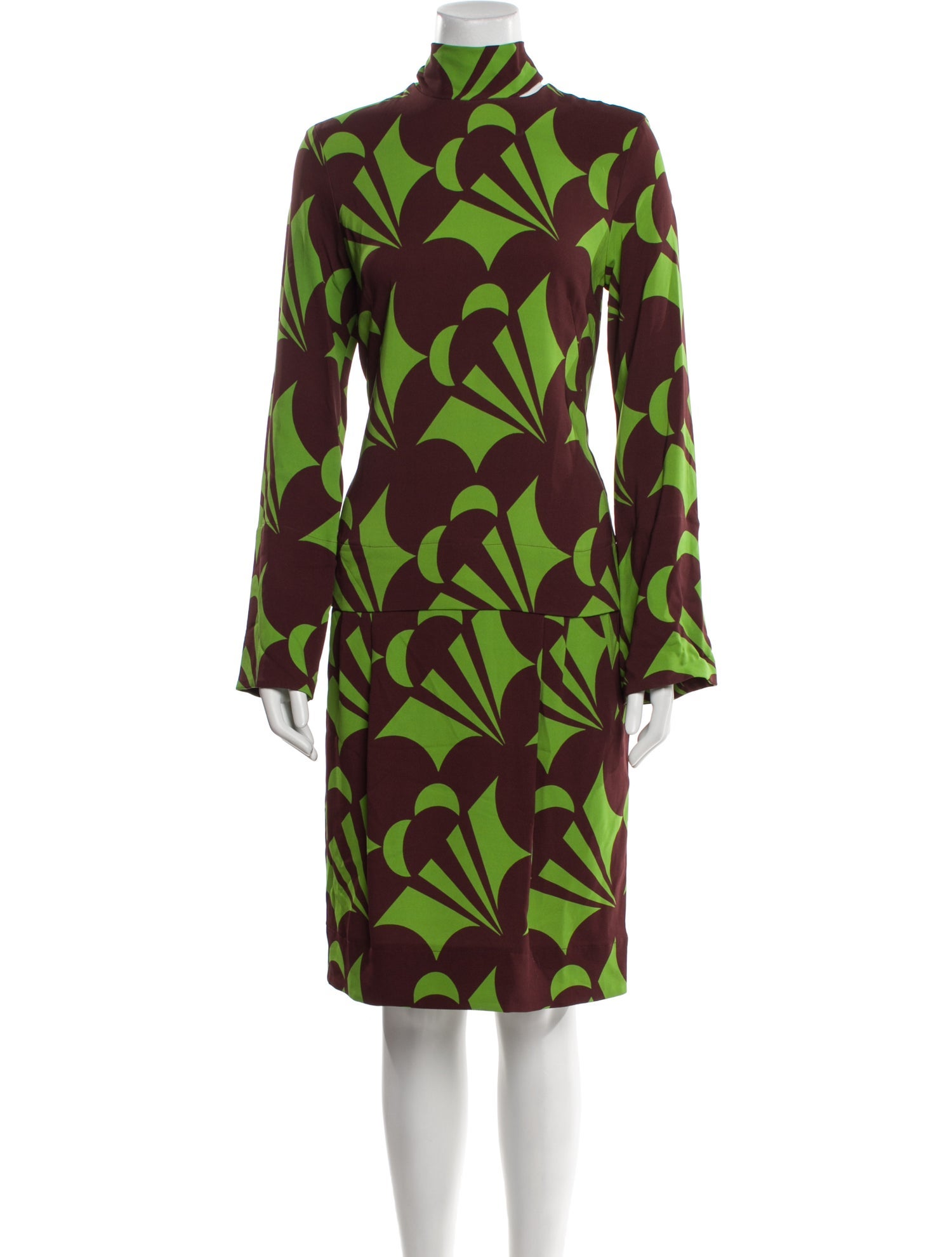 Odeeh Printed Knee-Length Dress w/ Tags