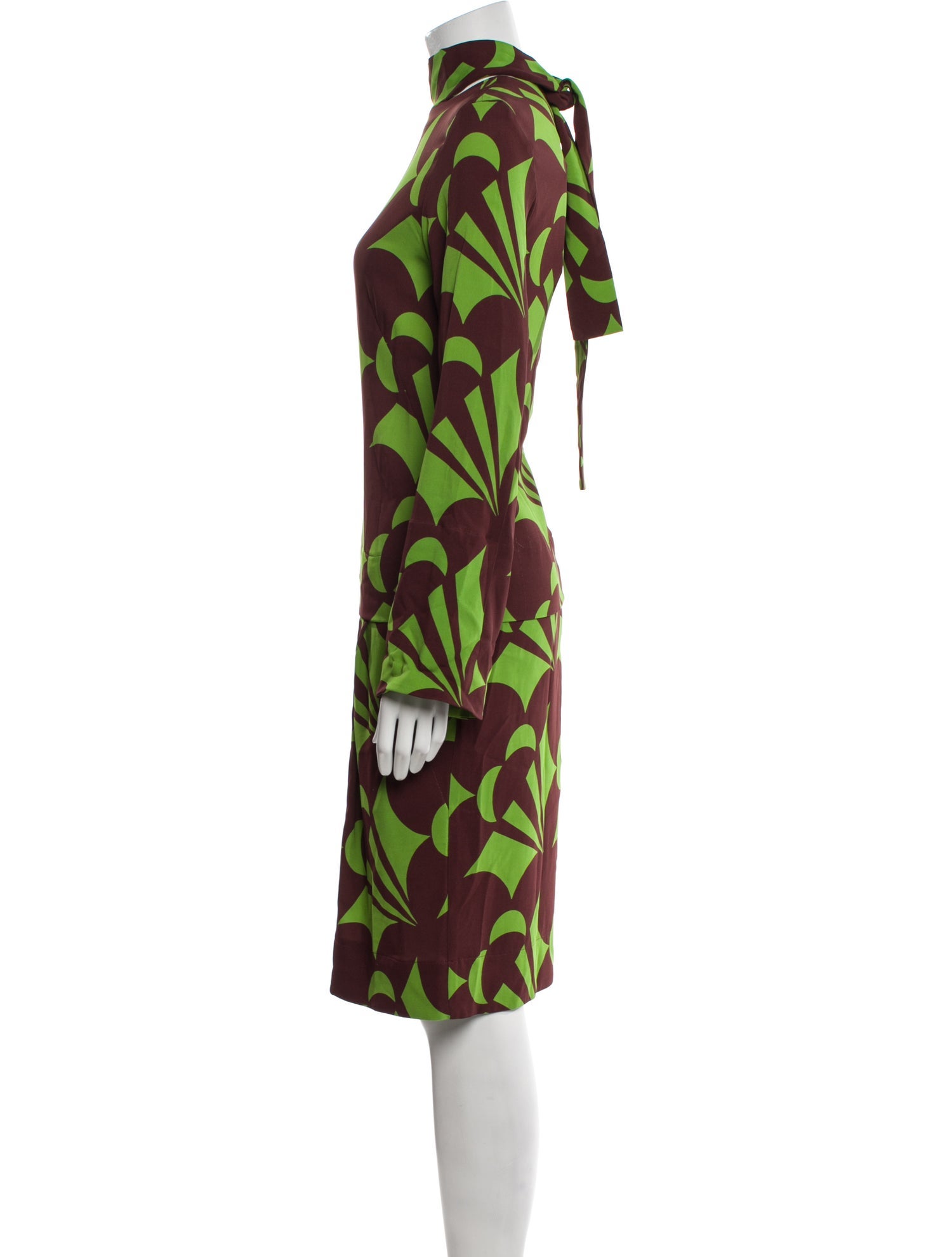 Odeeh Printed Knee-Length Dress w/ Tags