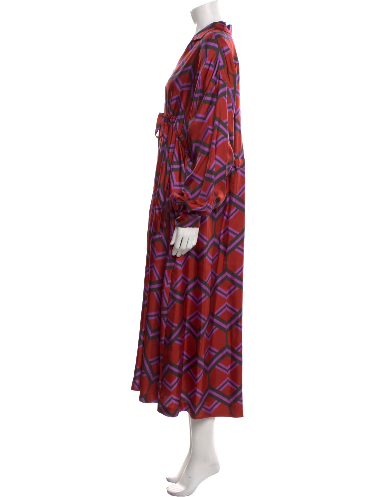 Odeeh Silk Midi Length Dress w/ Tags