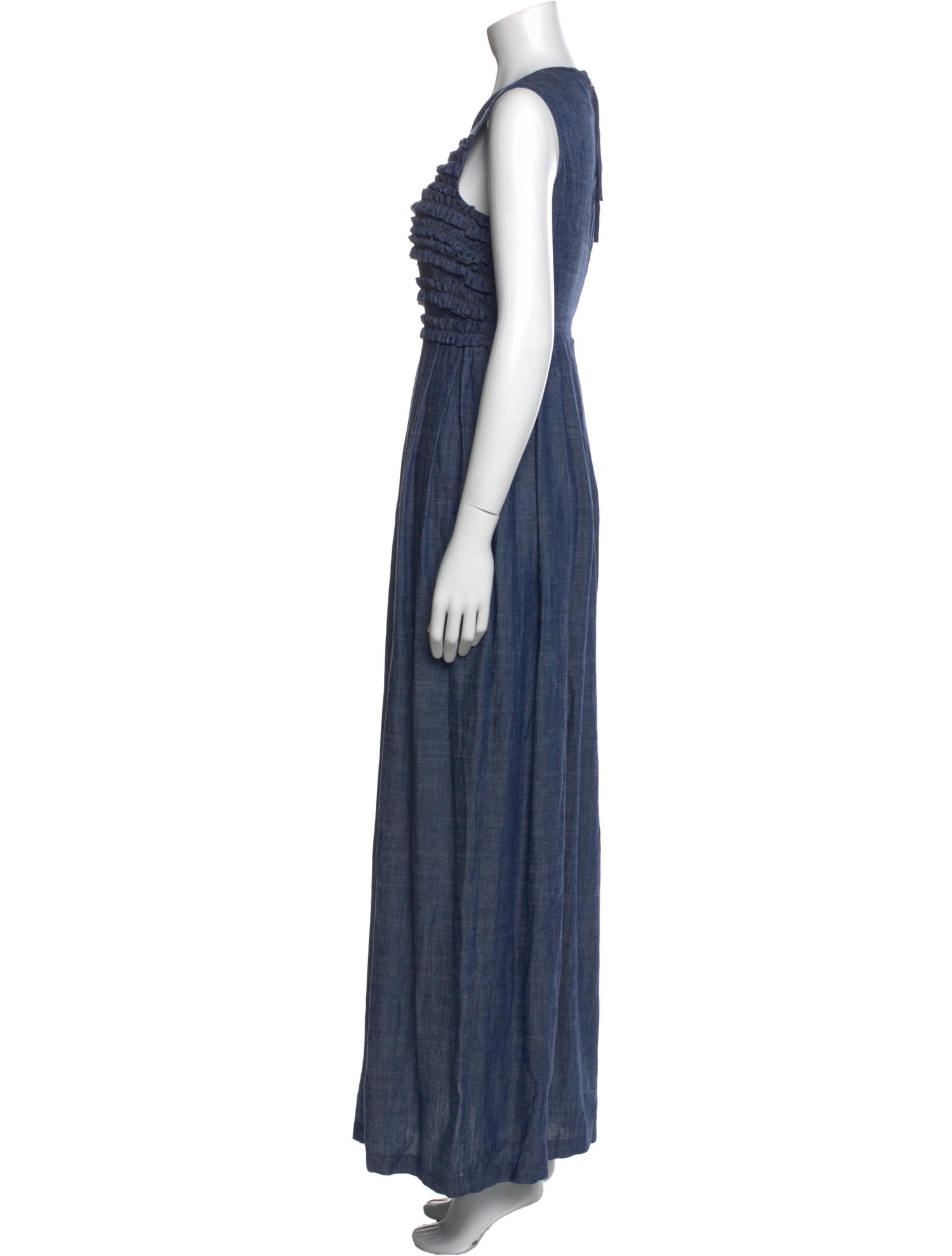 Odeeh Scoop Neck Long Dress