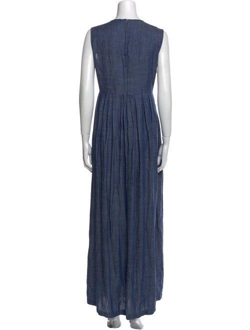 Odeeh Scoop Neck Long Dress