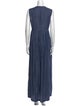Odeeh Scoop Neck Long Dress