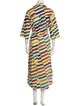 Odeeh Striped Long Dress