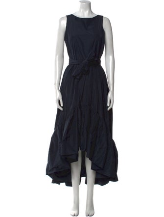 Odeeh Bateau Neckline Long Dress