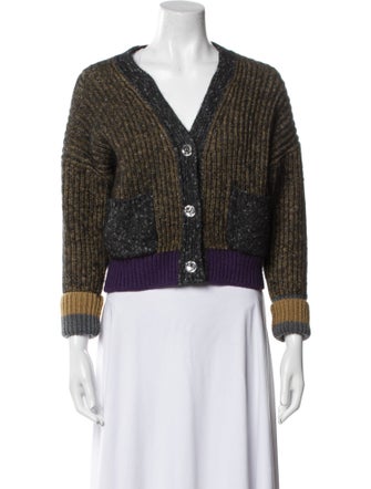 Odeeh Wool Tweed Pattern Evening Jacket