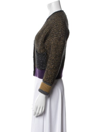 Odeeh Wool Tweed Pattern Evening Jacket