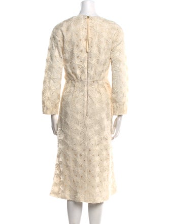 Odeeh Printed Midi Length Dress