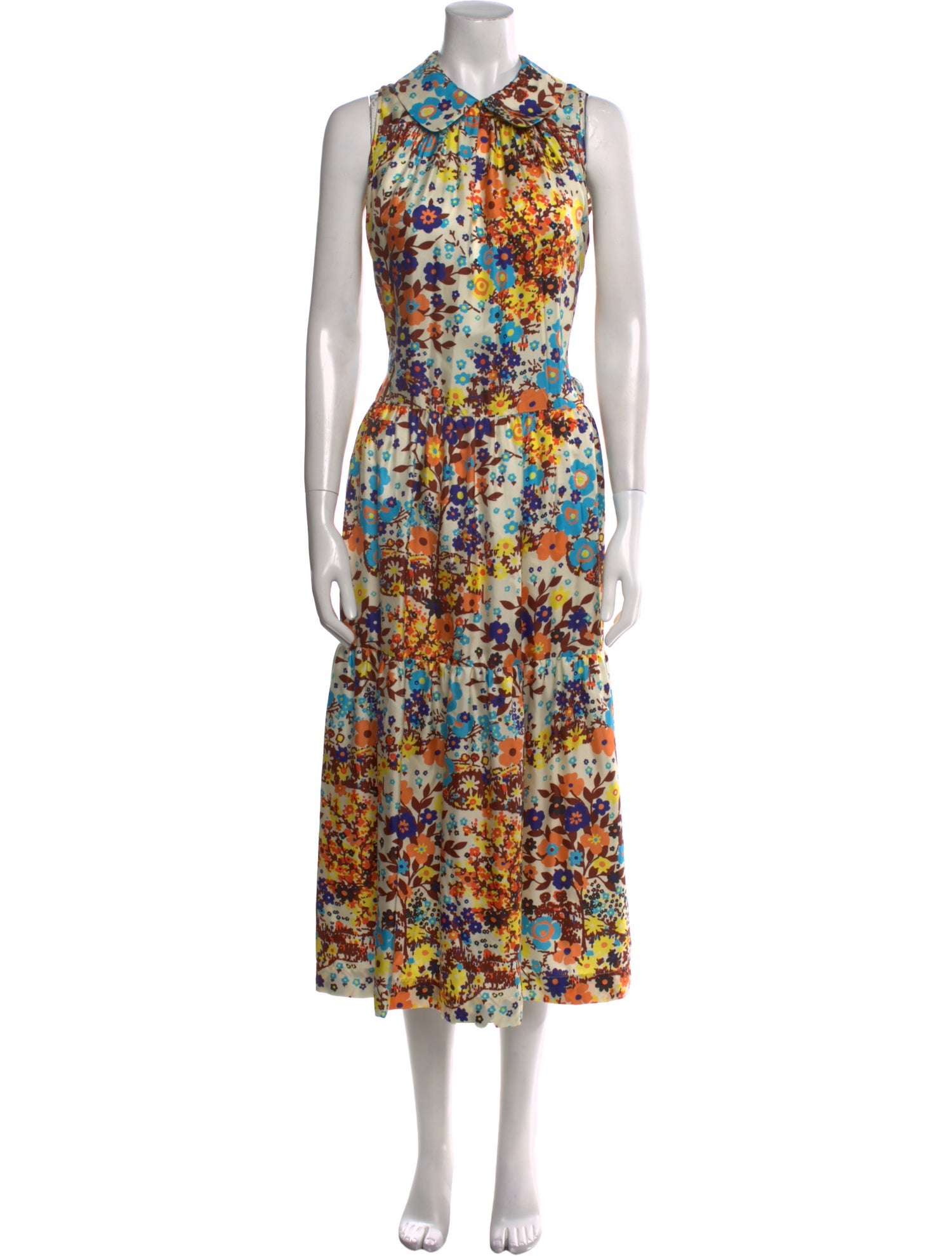 Odeeh Floral Print Long Dress