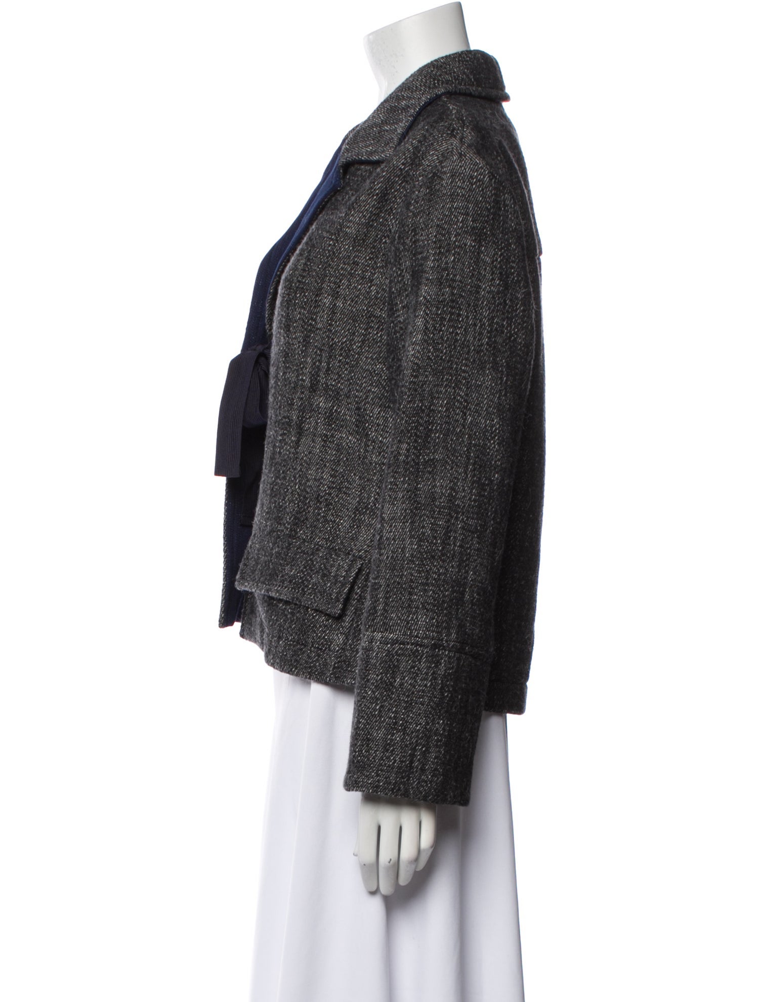 Odeeh Tweed Pattern Blazer