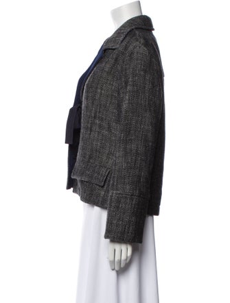 Odeeh Tweed Pattern Blazer