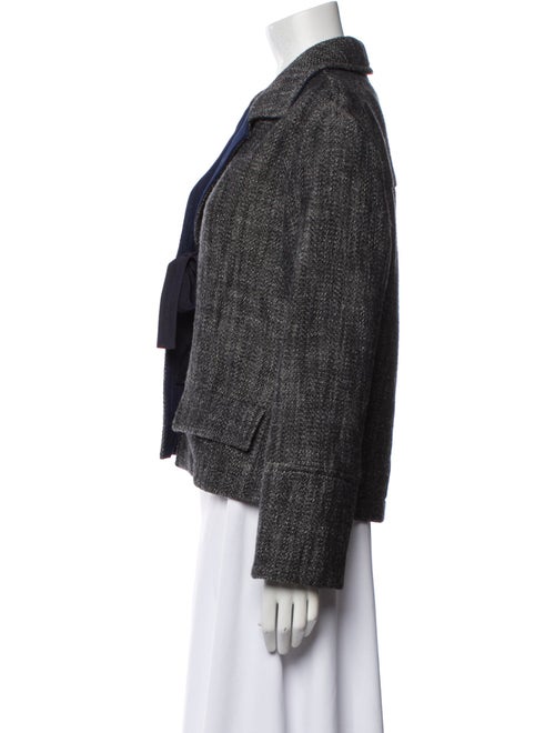 Odeeh Tweed Pattern Blazer