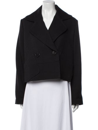 Odeeh Virgin Wool Striped Evening Jacket