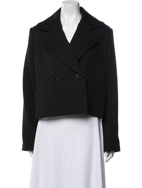 Odeeh Virgin Wool Striped Evening Jacket