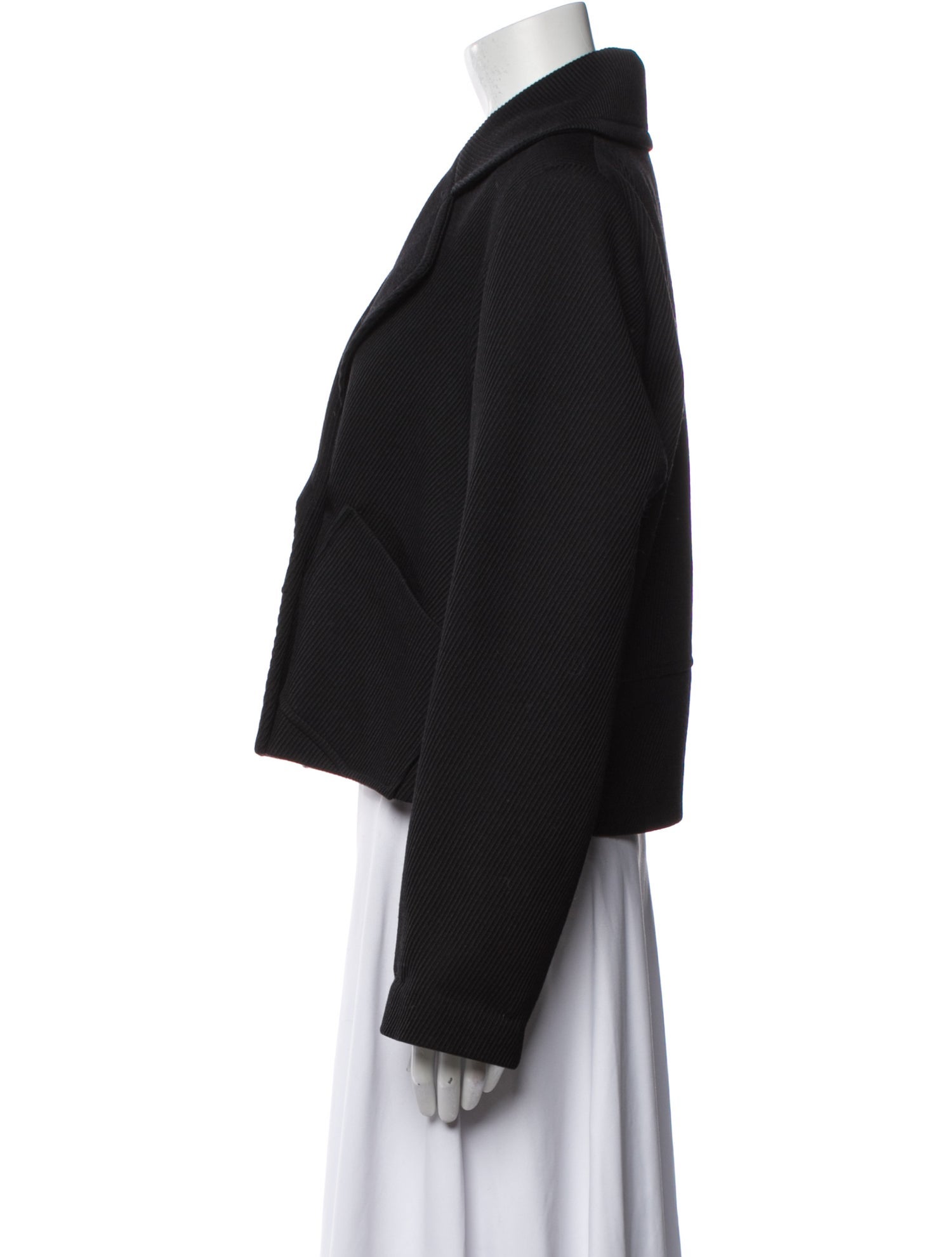 Odeeh Virgin Wool Striped Evening Jacket