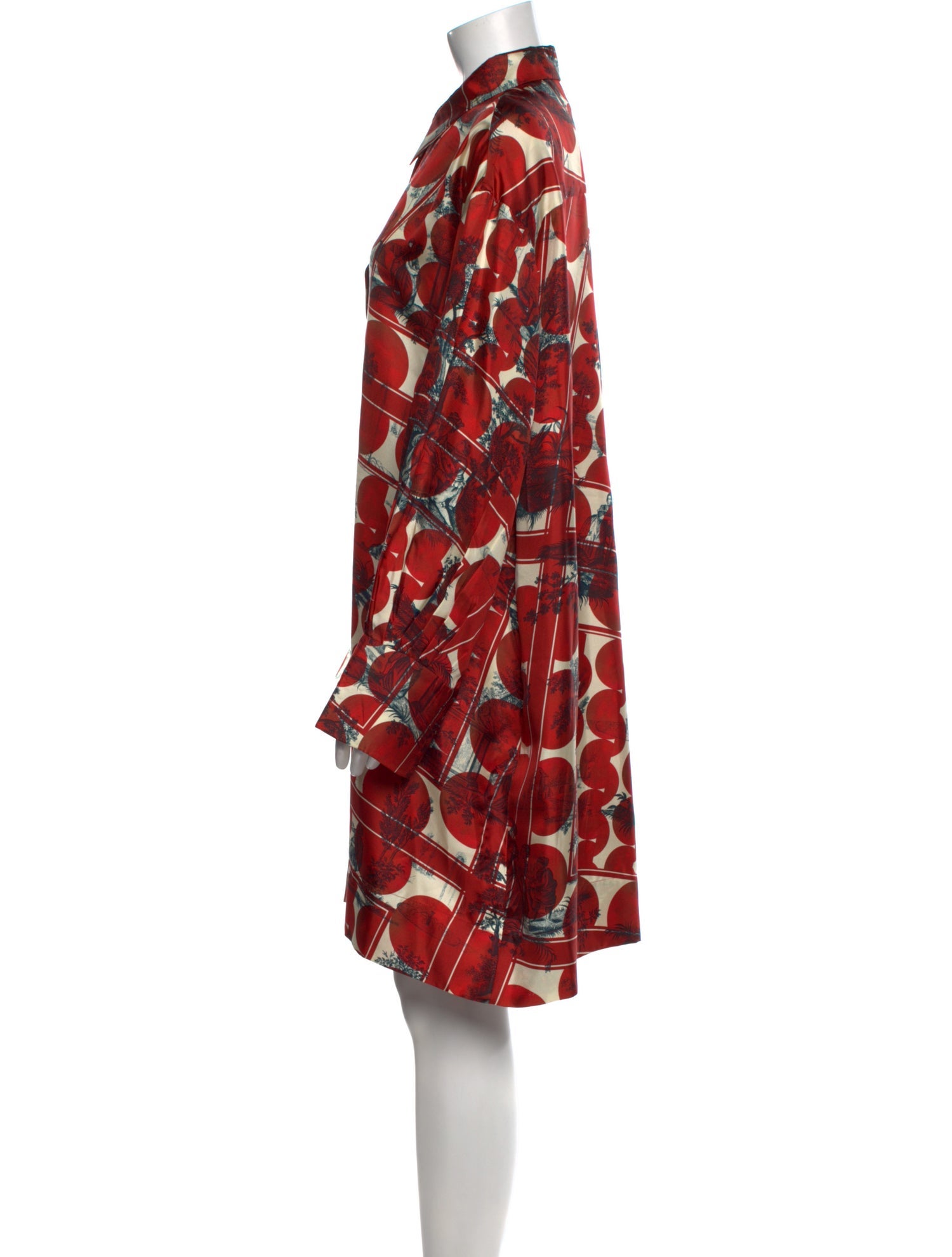 Odeeh Silk Knee-Length Dress