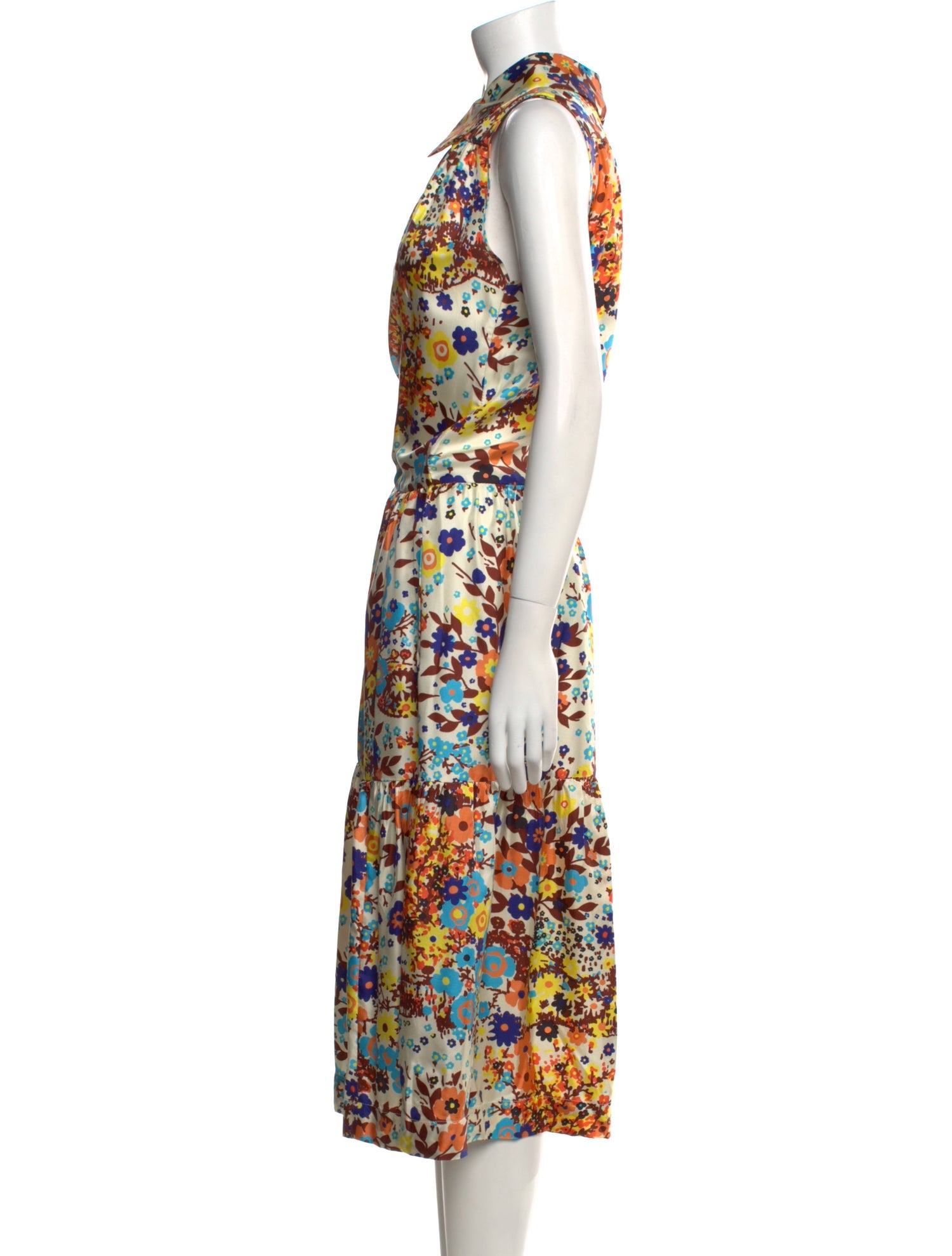Odeeh Floral Print Long Dress