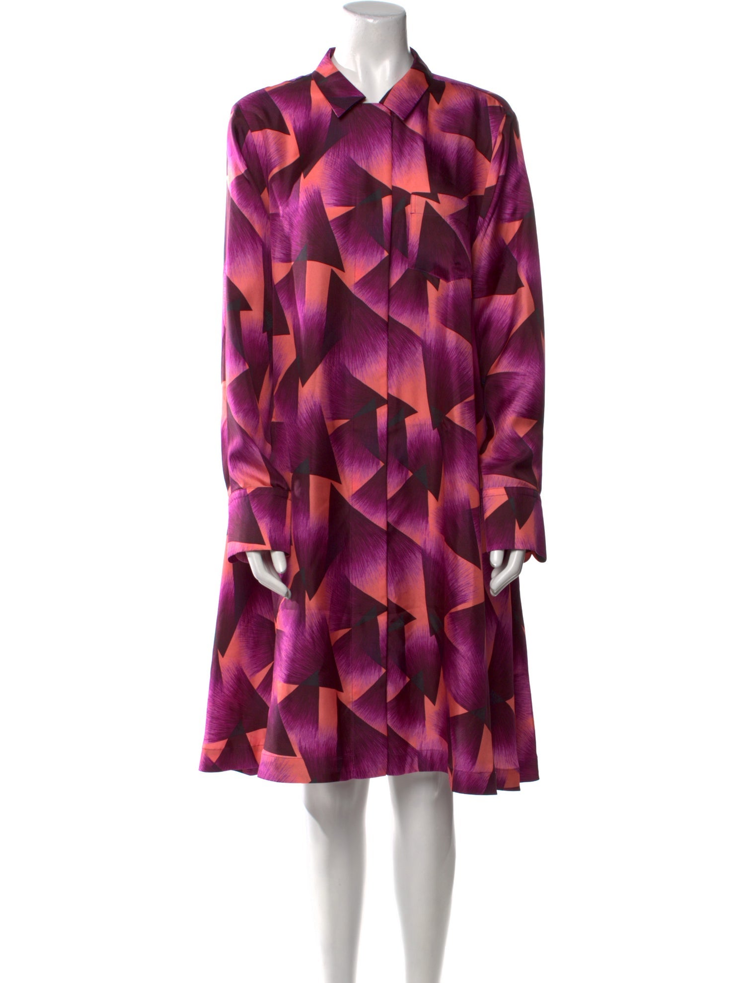 Odeeh Silk Knee-Length Dress