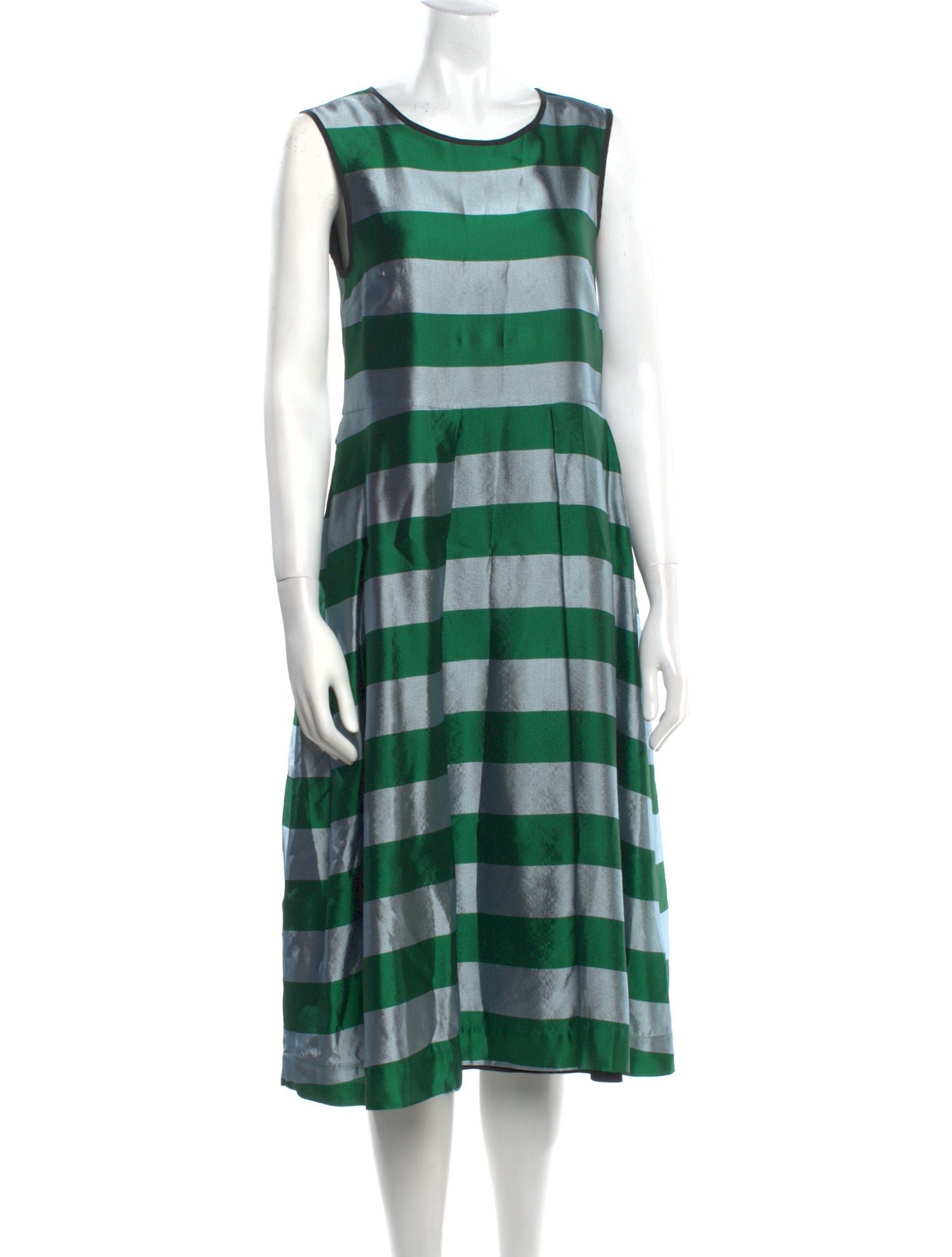 Odeeh Striped Midi Length Dress