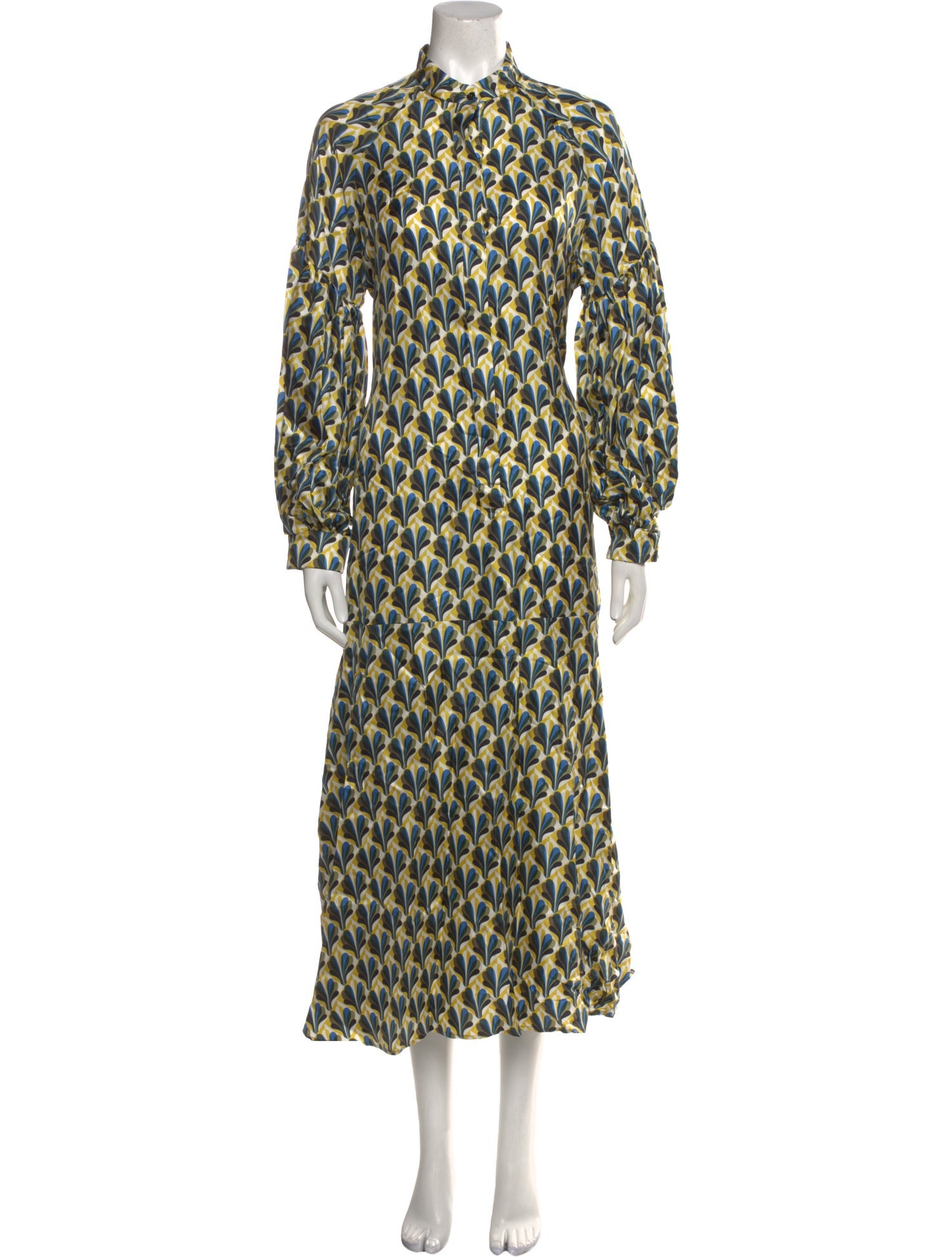 Odeeh Silk Long Dress