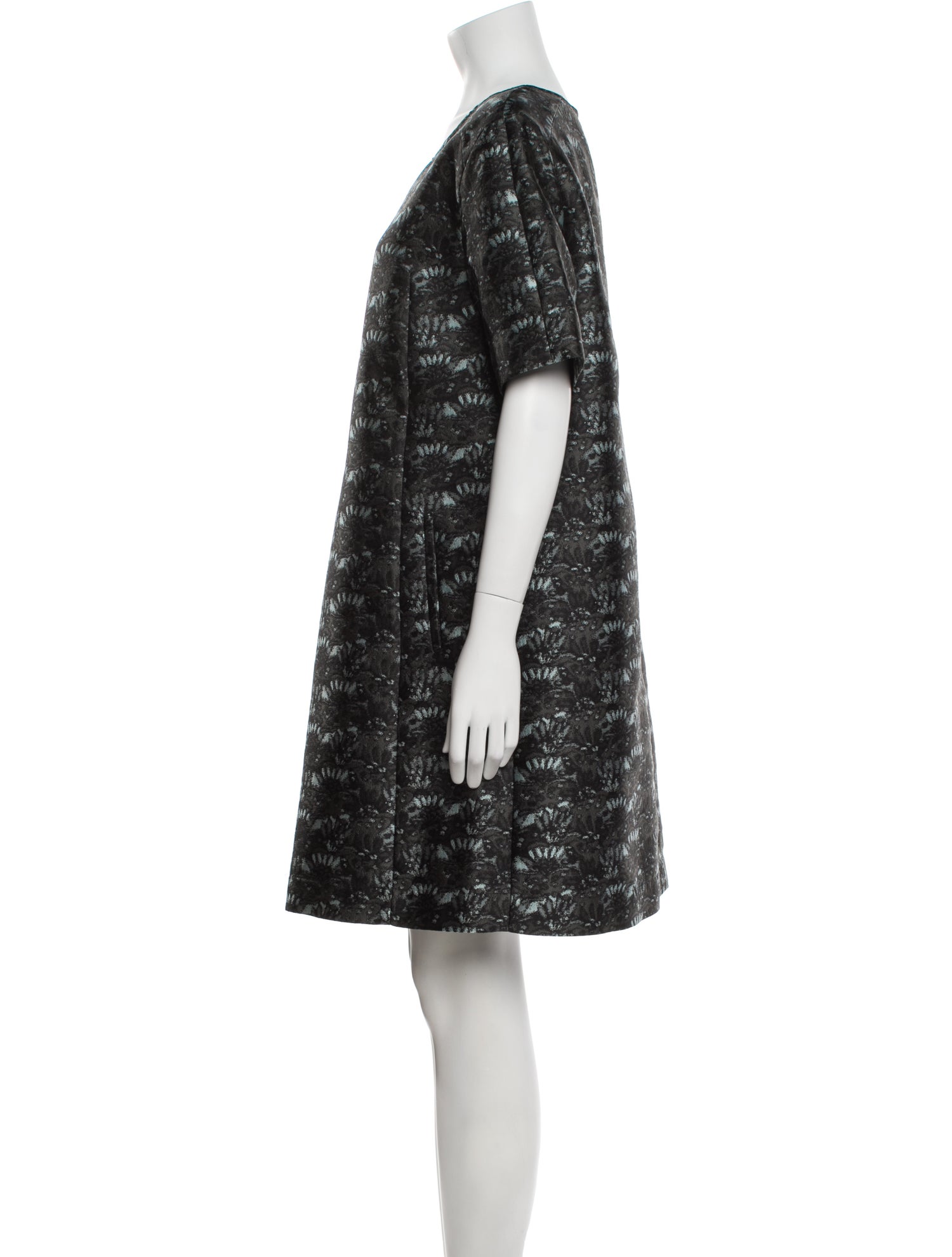 Odeeh Printed Knee-Length Dress