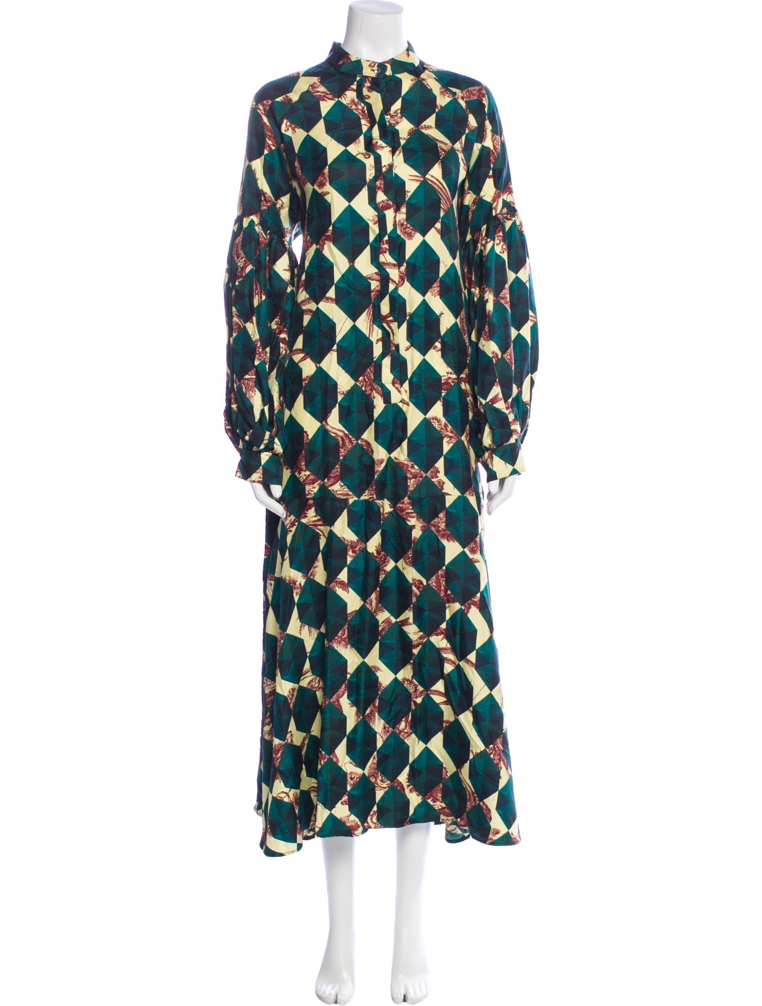 Odeeh Silk Long Dress