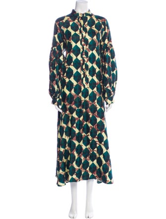 Odeeh Silk Long Dress