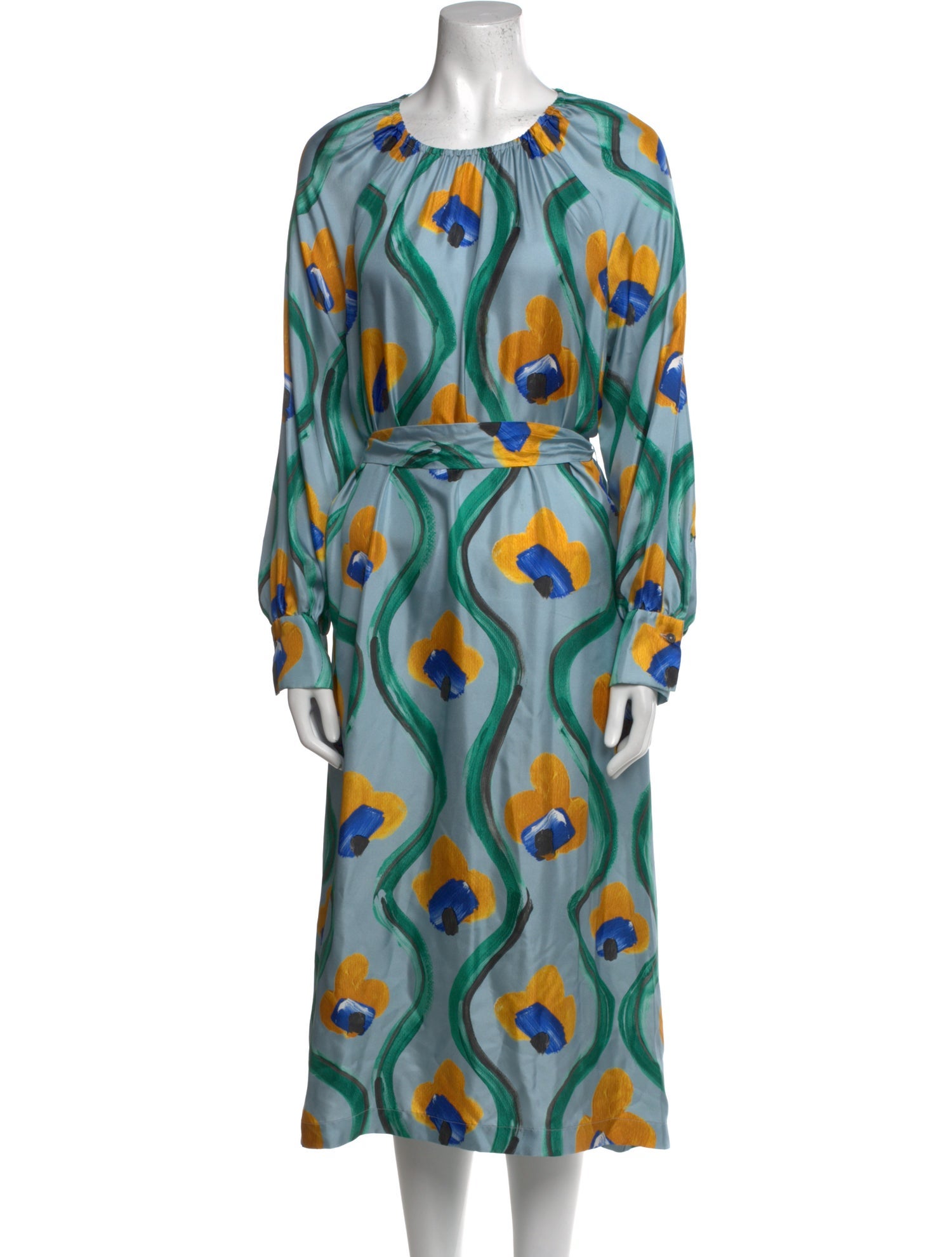 Odeeh Silk Long Dress