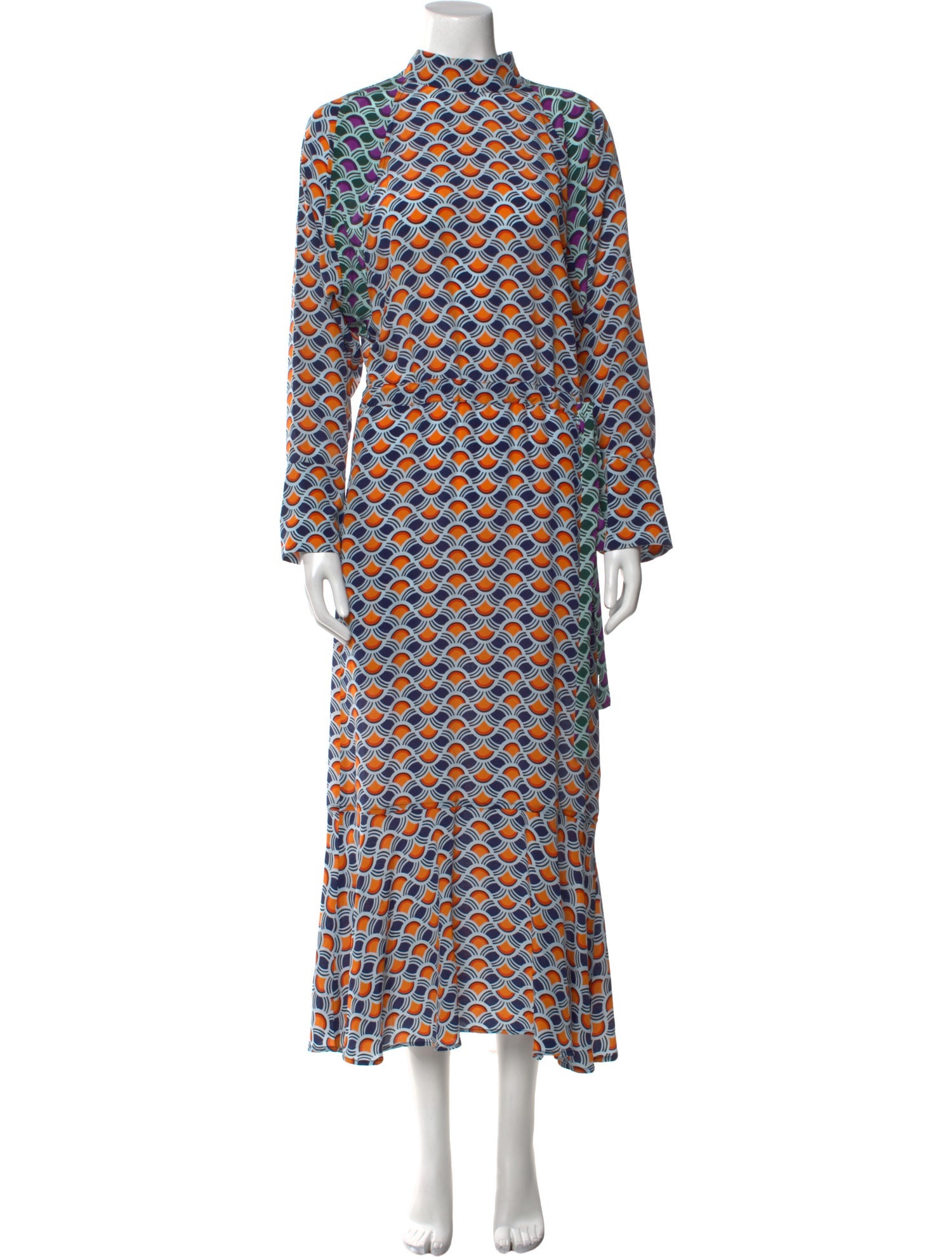 Odeeh Silk Long Dress