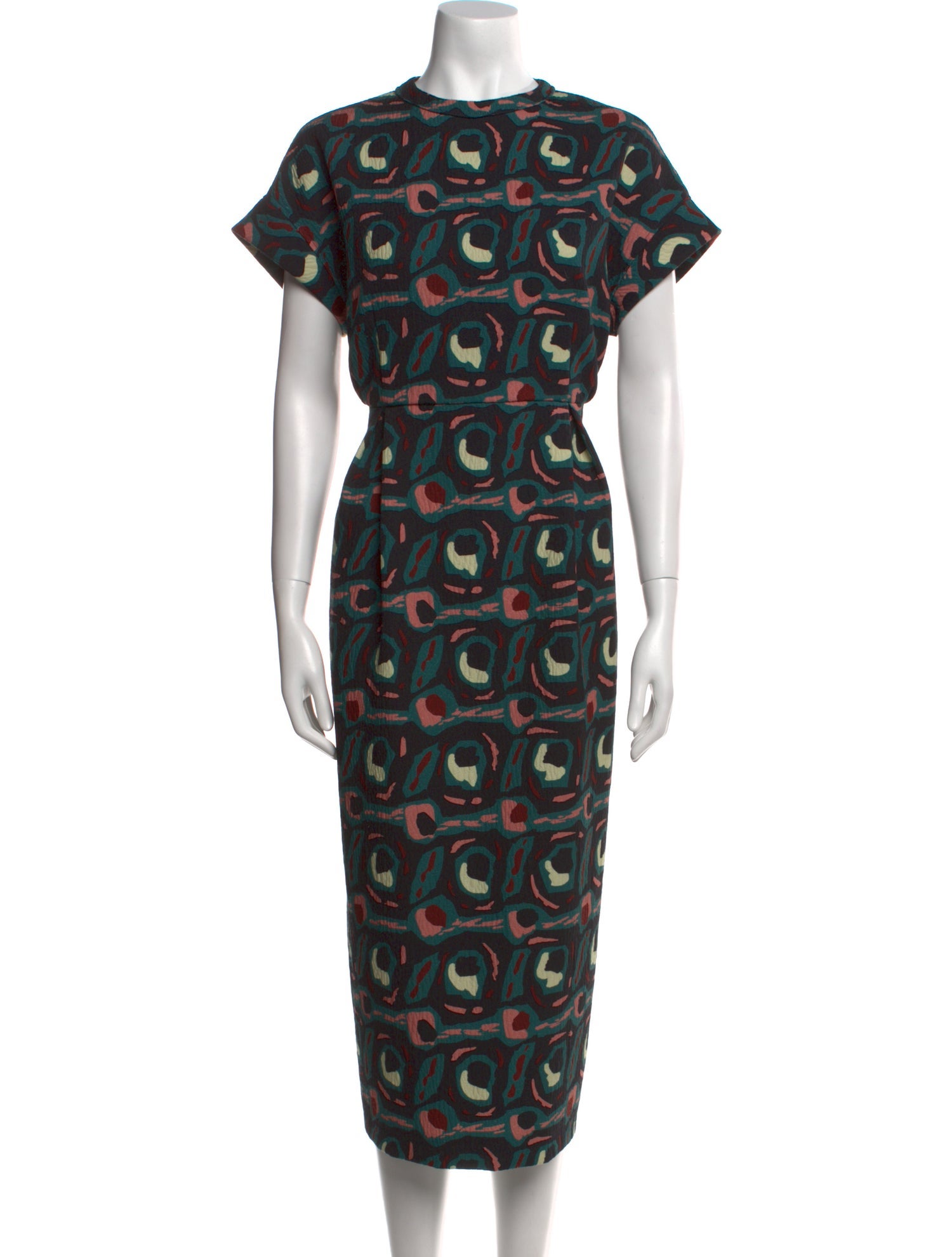 Odeeh Printed Midi Length Dress