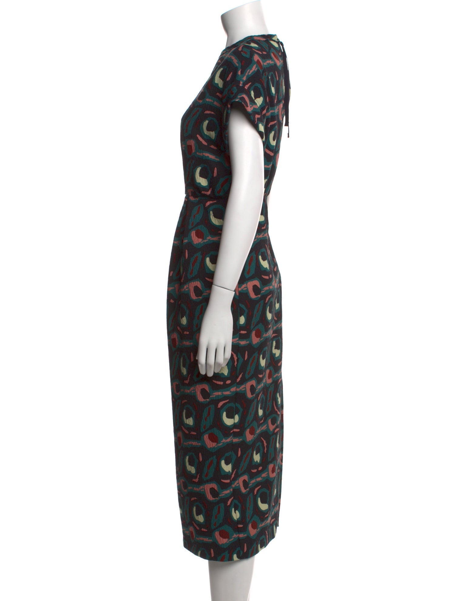 Odeeh Printed Midi Length Dress